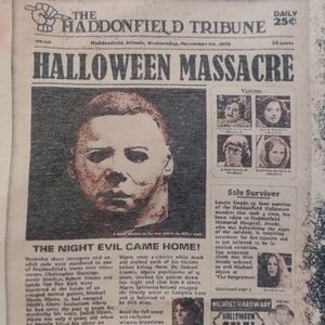 Halloween Massacre bleach distressed shirt